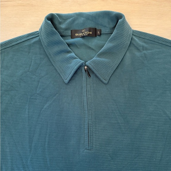 Bugatchi Men’s Quarter Zip Pullover Sweater - Picture 2 of 4